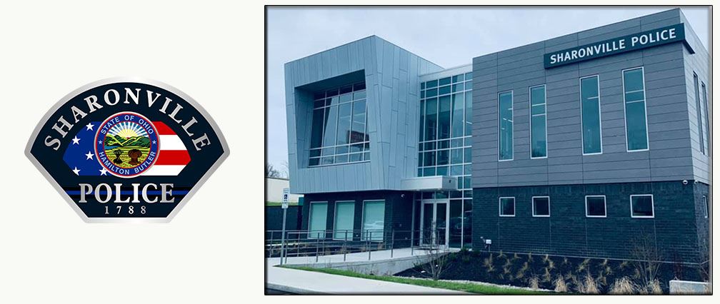 Police Badge and New Police Building